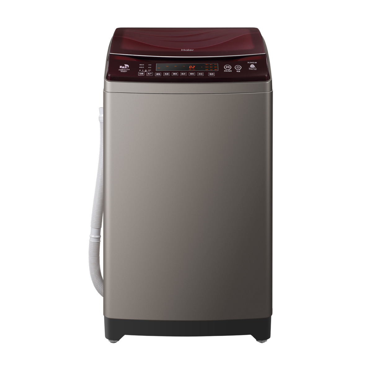 Haier海尔6.0公斤 红色高档全自动双动力洗衣机